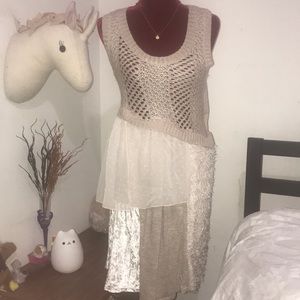 NWT Ryu “Mixed Media” Scoop Neck Cocktail Dress🍹